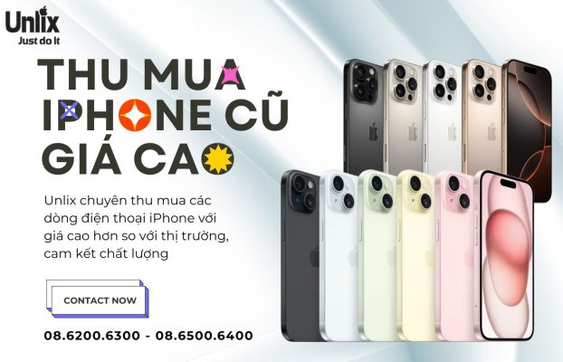 Thu mua iPhone cũ giá cao tại cửa hàng Unlix