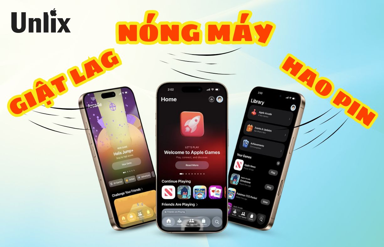 Cập nhật iOS 26 bị nóng máy
