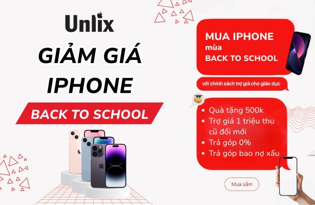 Giá iPhone back to school 2025 - Giá giảm sốc cho sinh viên
