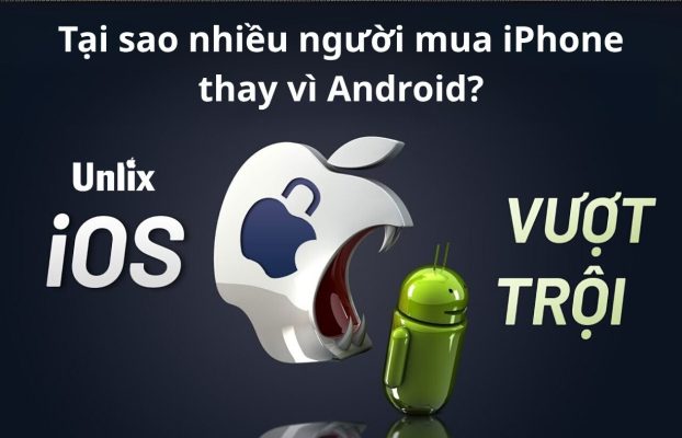 Tại sao nhiều người mua iPhone thay vì Android?