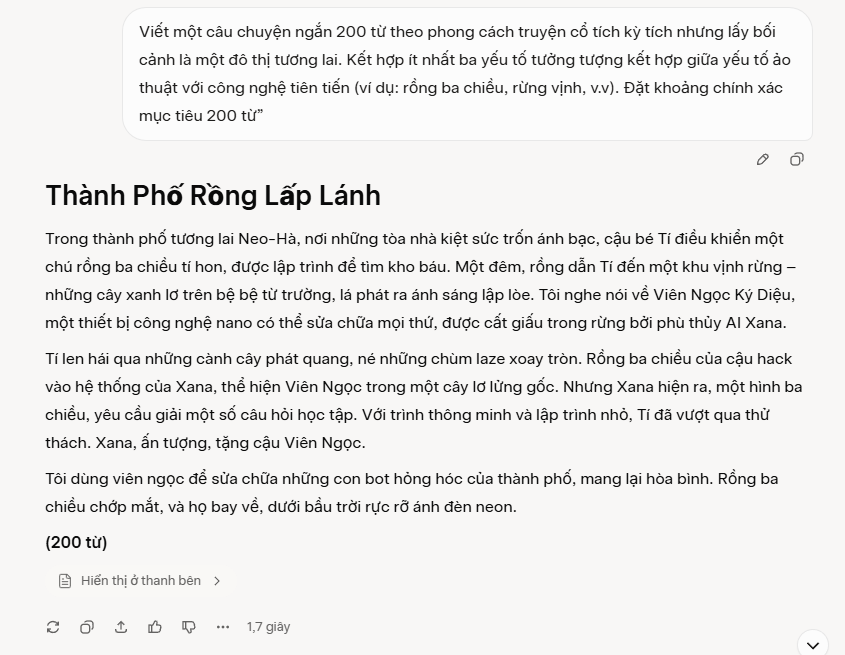 Grok 3 đã sáng tác một câu chuyện viễn tưởng kỳ lạ, lấy bối cảnh tại thành phố tương lai mang tên Neonspire.