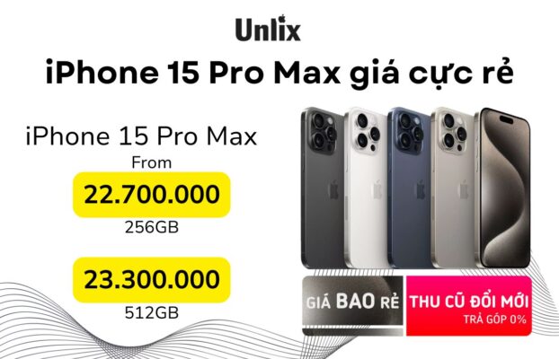 Giá iPhone 15 Pro Max tại TPHCM, giá mới nhất 2025
