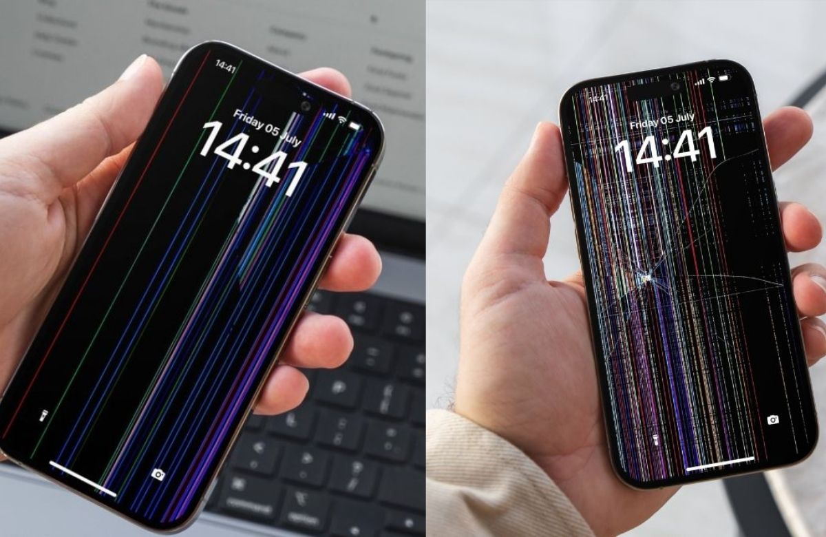 iPhone bị sọc màn