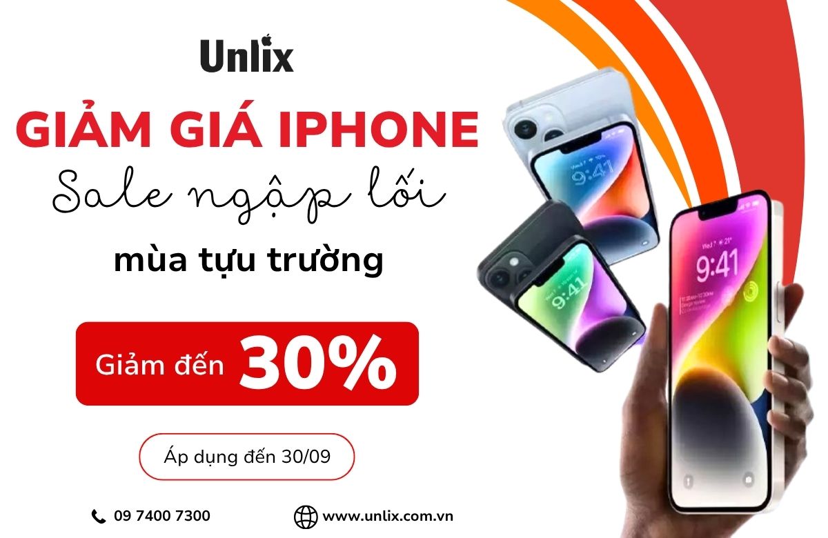 Giảm giá iPhone cho sinh viên mùa tựu trường 2025
