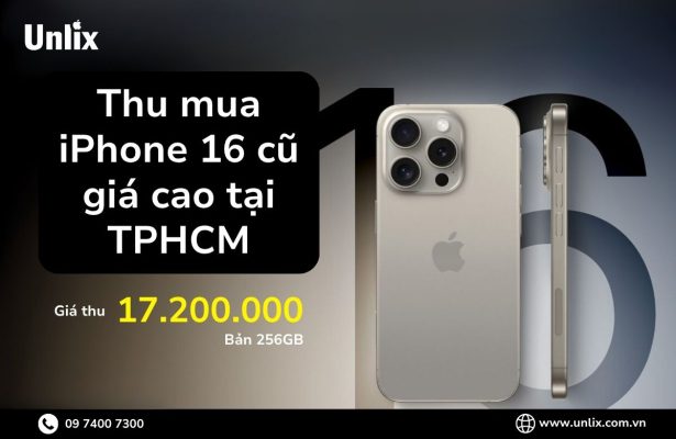 Thu mua iPhone 16 cũ giá cao tại TPHCM - Thu mọi tình trạng máy, định giá nhanh