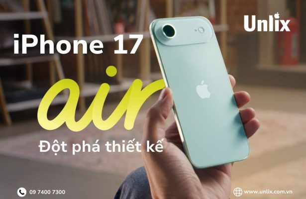 iPhone 17 Air gây ấn tượng mạnh với thiết kế siêu mỏng chỉ khoảng 5,5mm, mang đến cảm giác thanh thoát rõ rệt và cực kỳ nhẹ tay khi cầm nắm.