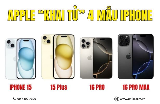 Apple chính thức ngừng bán 4 mẫu iPhone sau khi ra mắt iPhone 17