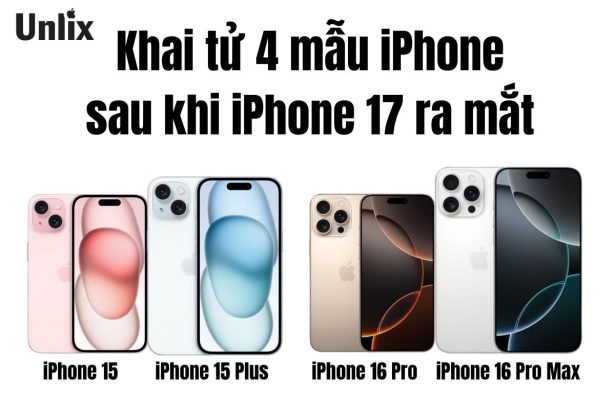Apple khai tử 4 mẫu iPhone sau khi iPhone 17 ra mắt