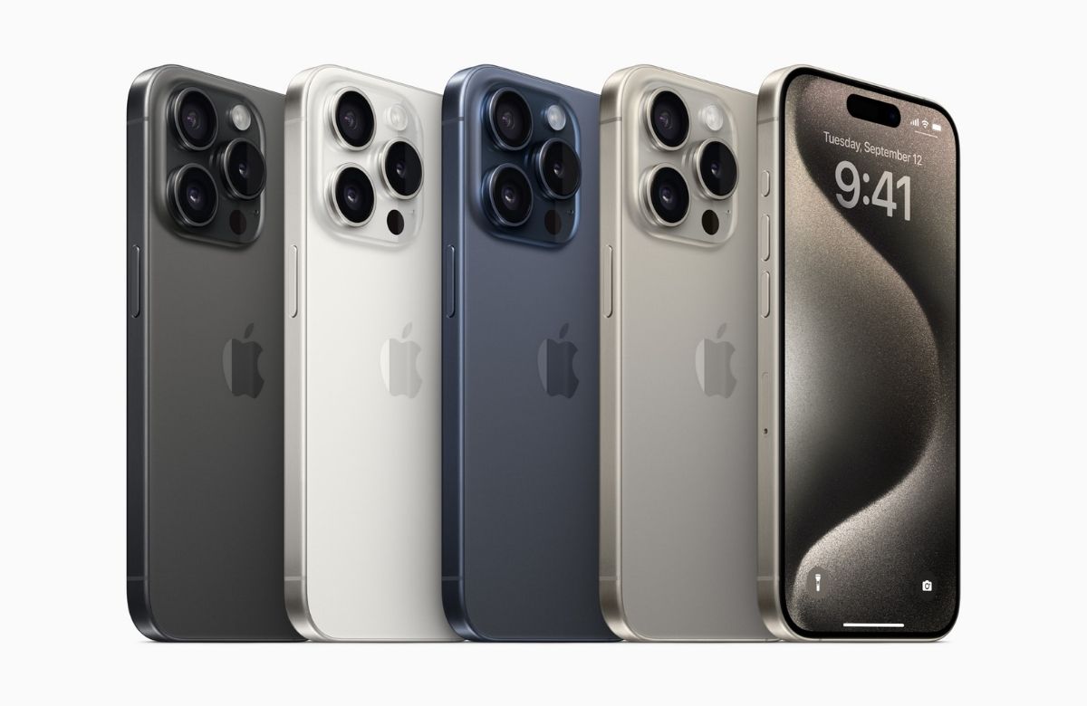 Bảng màu iPhone 15 bản pro và Pro Max
