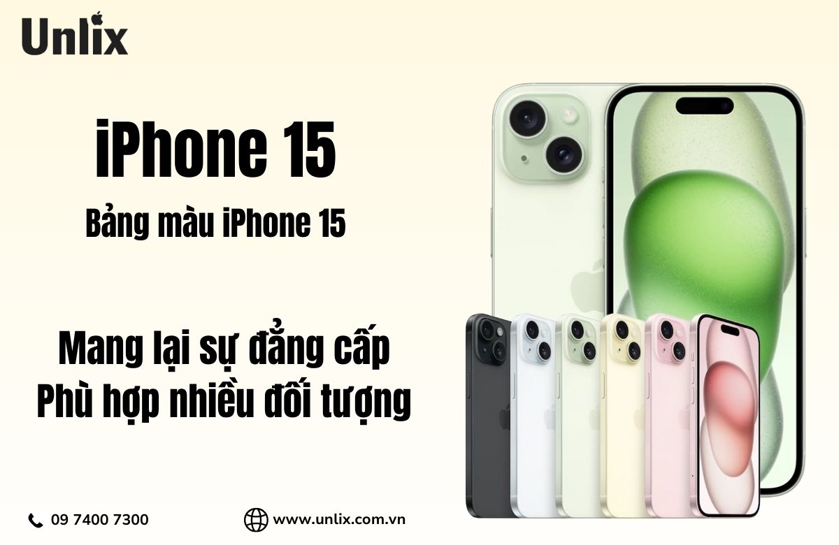 iPhone 15 có mấy màu?