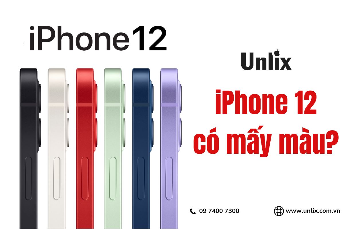 iPhone 12 có mấy màu?
