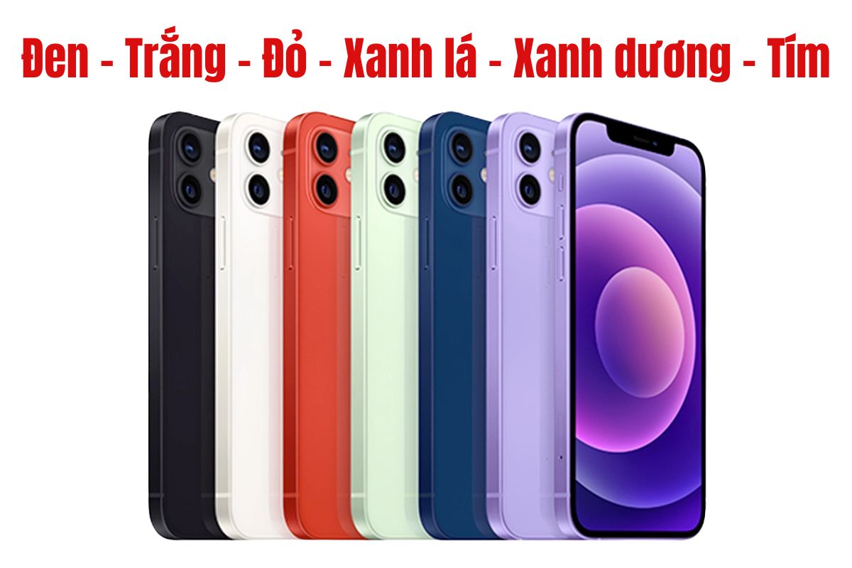 Bảng màu iPhone 12
