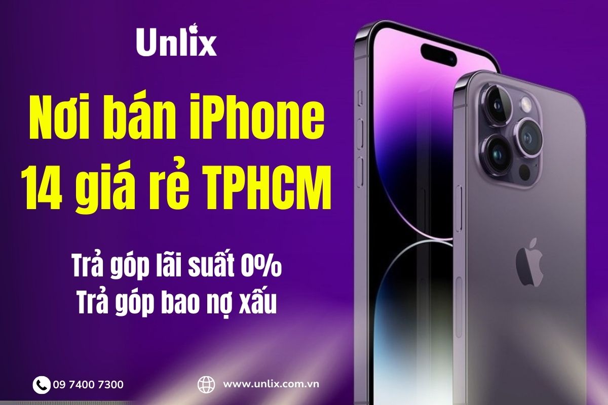 Nơi bán iPhone 14 giá rẻ TPHCM, thu cũ đổi mới trợ giá cao