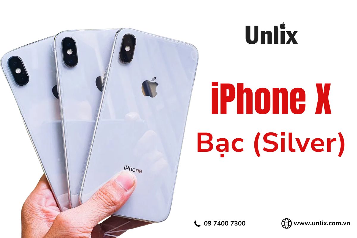 iPhone X - Màu Bạc