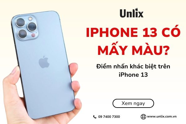iPhone 13 có mấy màu?
