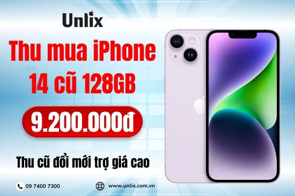 Dịch vụ thu mua iPhone 14 cũ 128GB giá cao tại TPHCM