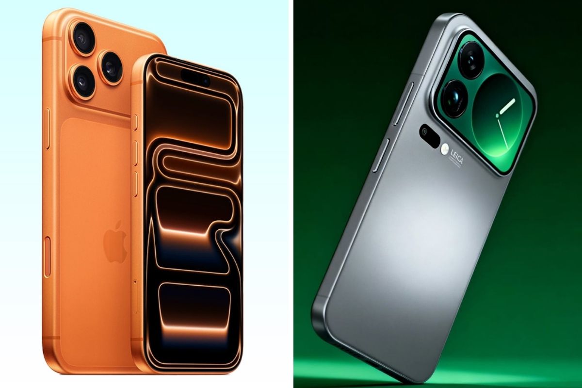 So sánh kiểu dáng thiết kế giữa Xiaomi 17 Pro Max và iPhone 17 Pro Max