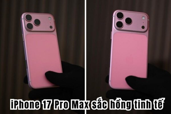 Lộ diện iPhone 17 Pro Max sắc hồng tinh tế: Vẻ đẹp sang trọng vượt trội "Cam Vũ Trụ"