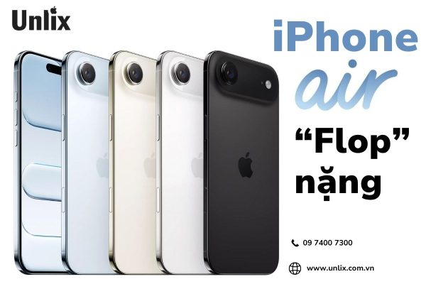 iPhone Air là mẫu Flop trong dòng iPhone 17