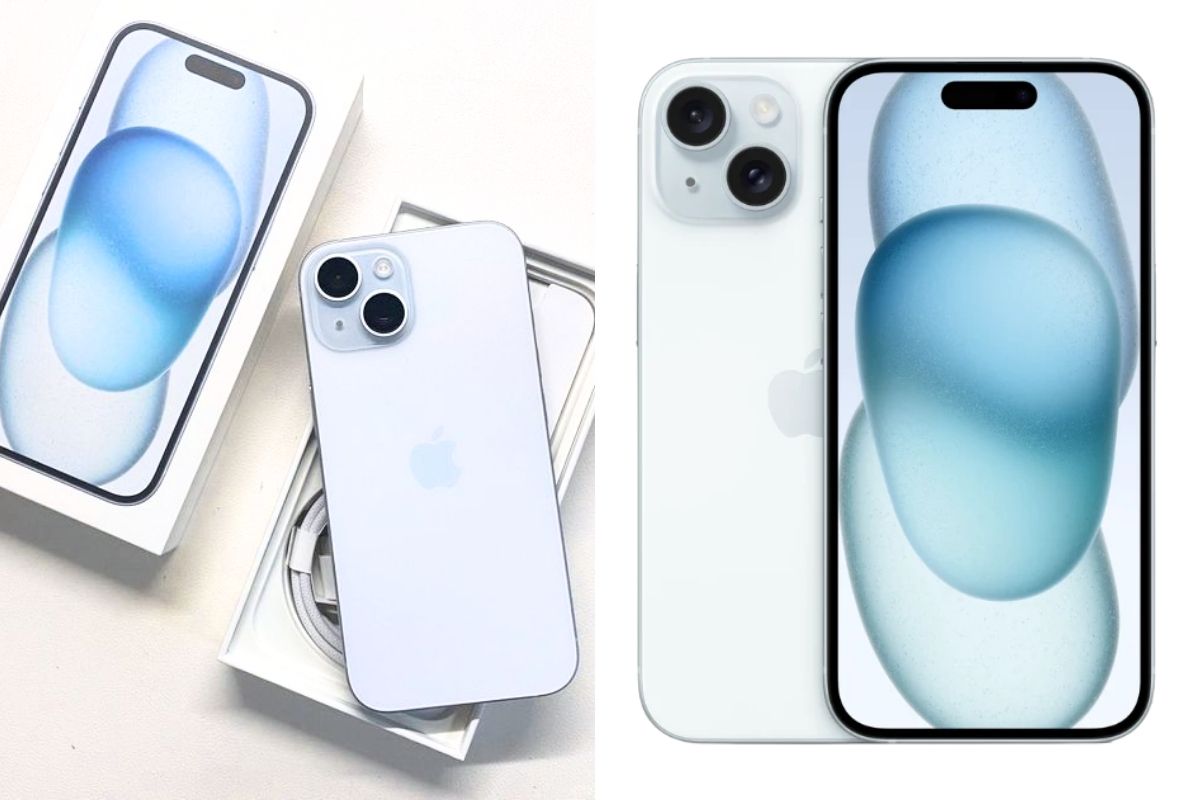 iPhone 15 bản màu xanh Pastel