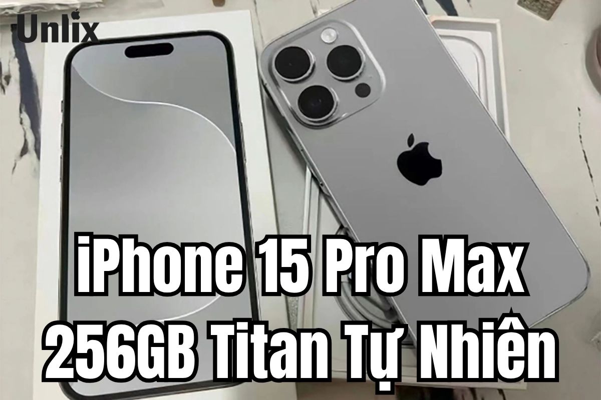iPhone 15 Pro Max 256GB Titan Tự Nhiên