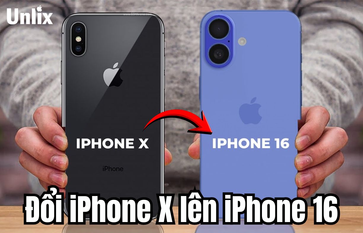 Đổi iPhone X lên iPhone 16 trả góp 0 đồng