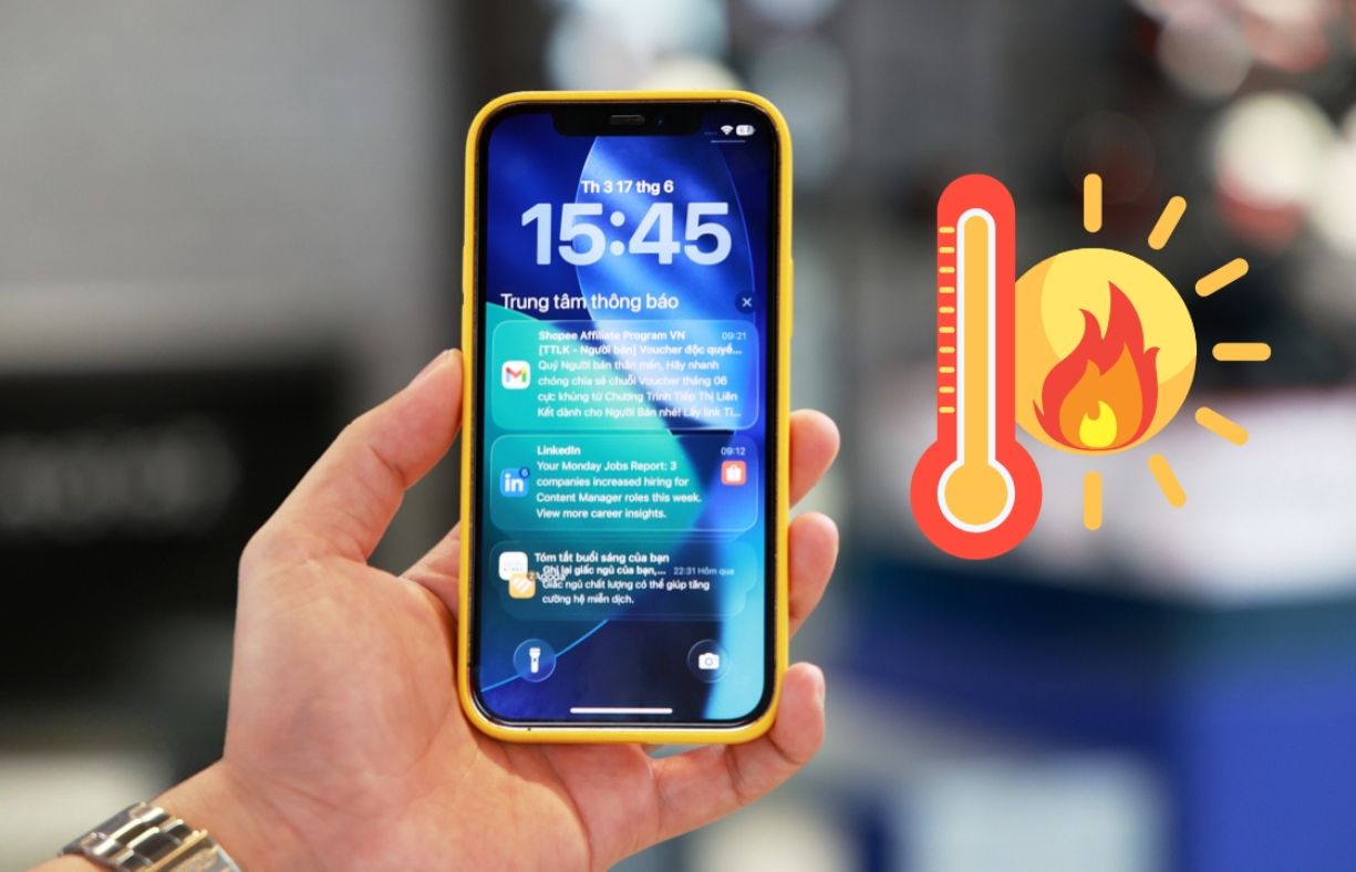 Cập nhật các dòng iOS mới như iOS 26 gây nóng máy