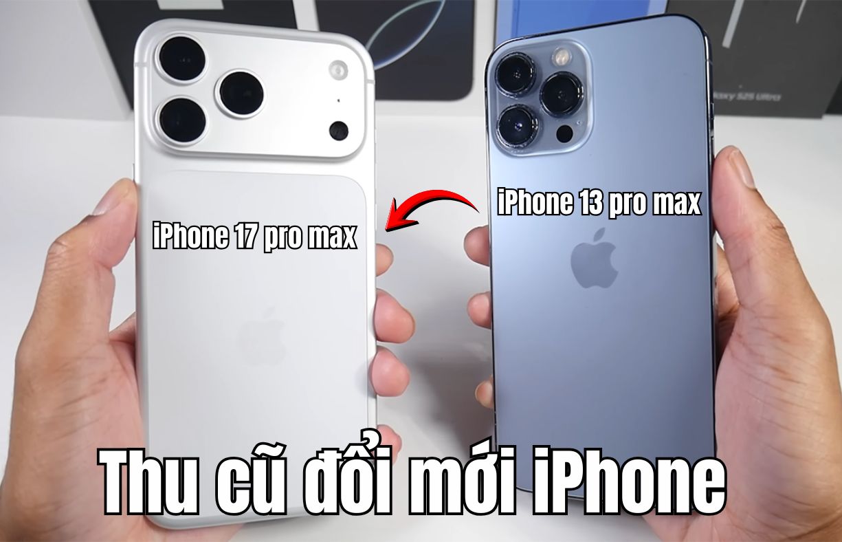 Thu cũ đổi mới iPhone với mức trợ giá lên đến 1.000.000 đồng