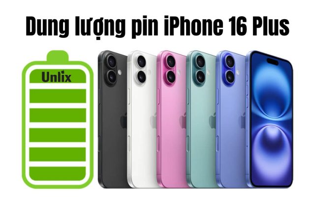 Dung lượng pin iPhone 16 Plus và công nghệ sạc nhanh