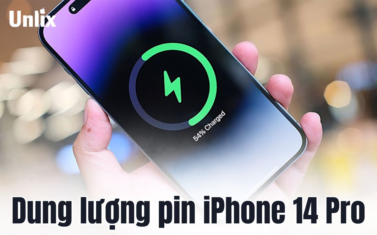 Dung lượng pin iPhone 14 Pro bao nhiêu mAh?
