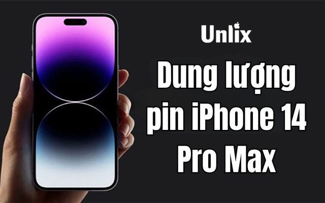 Dung lượng pin iPhone 14 Pro Max là 4.323 mAh