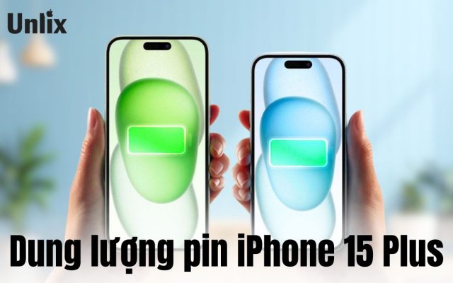 Dung lượng pin iPhone 15 Plus là 4.383 mAh