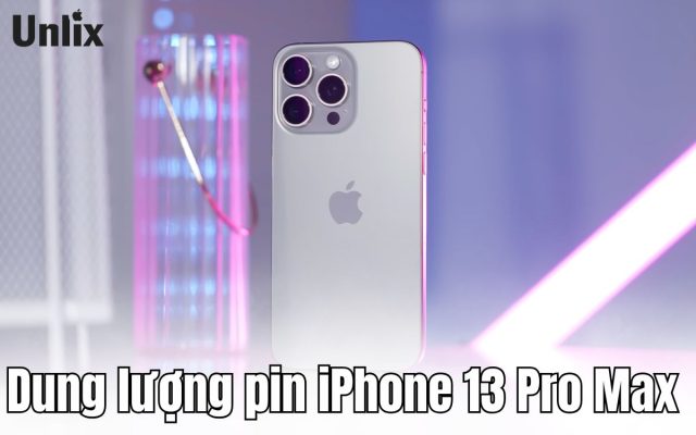 Dung lượng Pin iPhone 13 Pro Max là 4.352 mAh