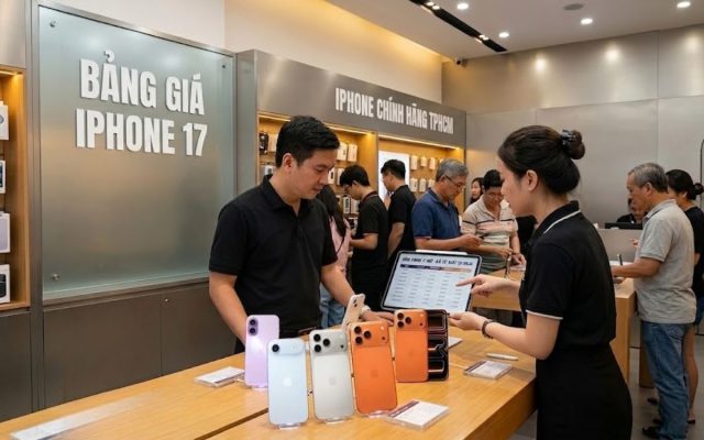 Tại cửa hàng sẽ cung cấp Bảng giá iPhone 17 mới nhất minh bạch