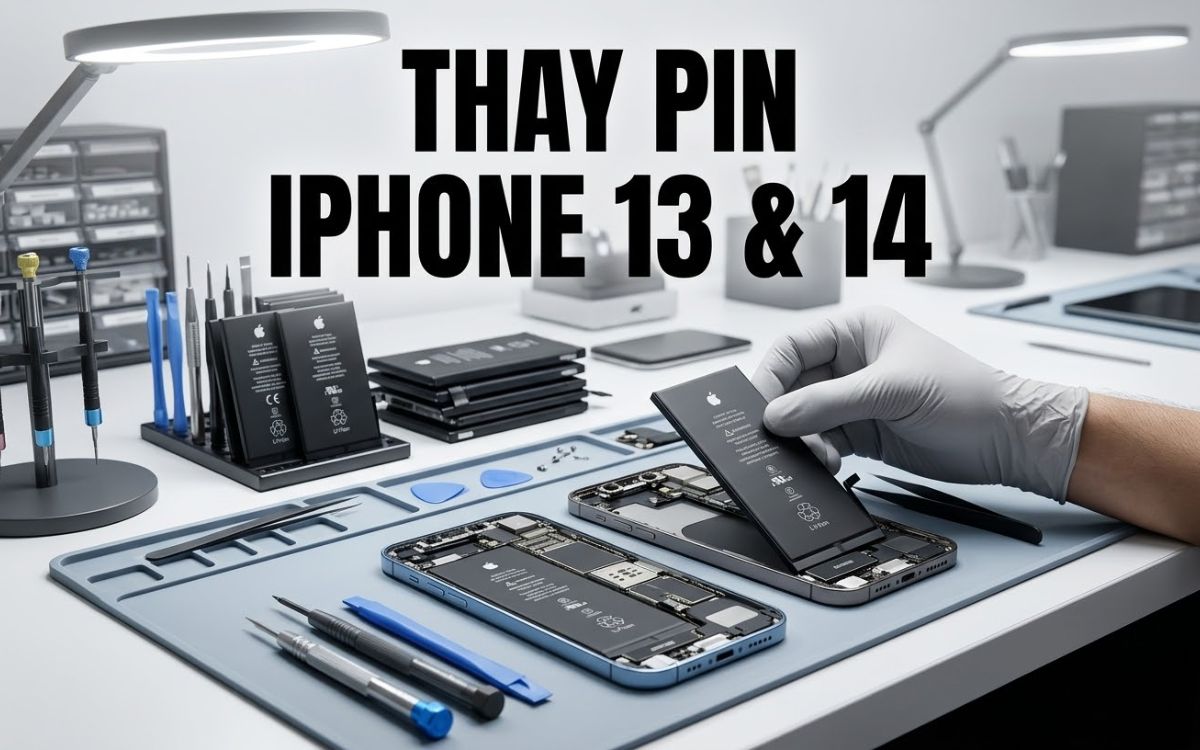 Thay pin iPhone 13, thay pin iPhone 14