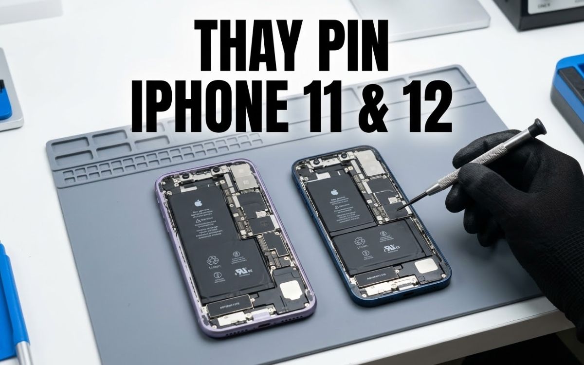 Thay pin iPhone 11, thay pin iphone 12