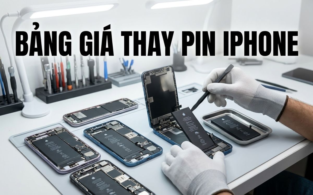 Bảng giá thay Pin iPhone minh bạch