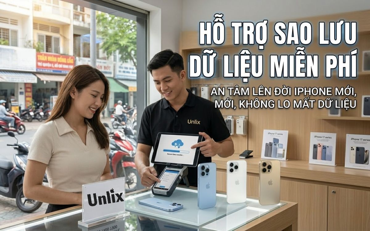 Hỗ trợ sao lưu dữ liện cho khách hàng có nhu cầu