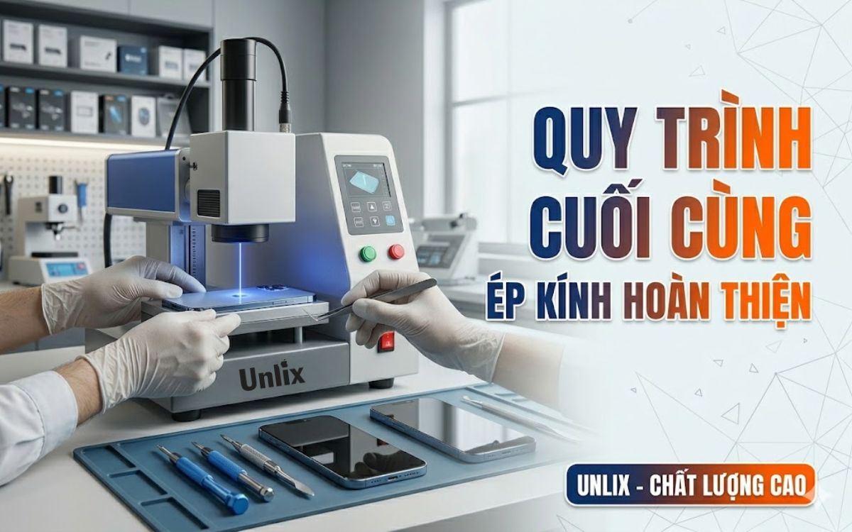 Quy trình ép kính đúng kỹ thuật giúp đảm bảo khả năng chống nước vẫn hoạt động