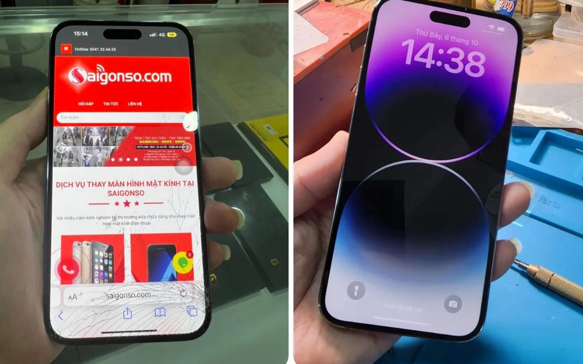 Ép kính iPhone như Zin đảm bảo trãi nghiệm vẫn mượt mà
