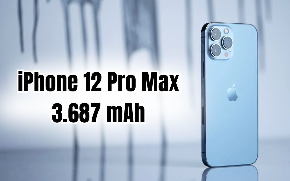 Dung lượng pin iPhone 12 Pro Max là 3.687 mAh