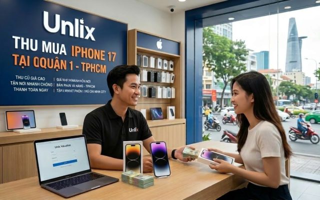 Thu mua iPhone 17 tại Quận 1 giá cao, uy tín