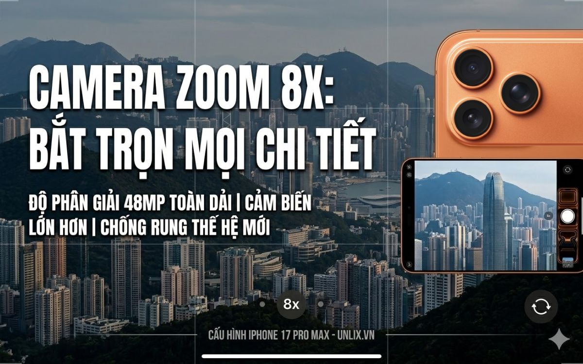 Hệ thống camera Triple 48MP: Kỷ nguyên nhiếp ảnh chuyên nghiệp