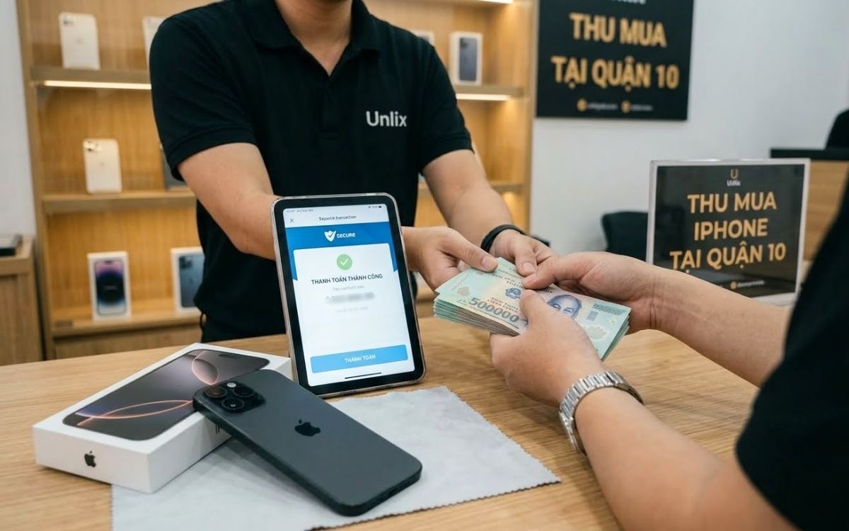 Giao dịch thanh toán tiền mặt trực tiếp cho khách hàng sau khi thu mua