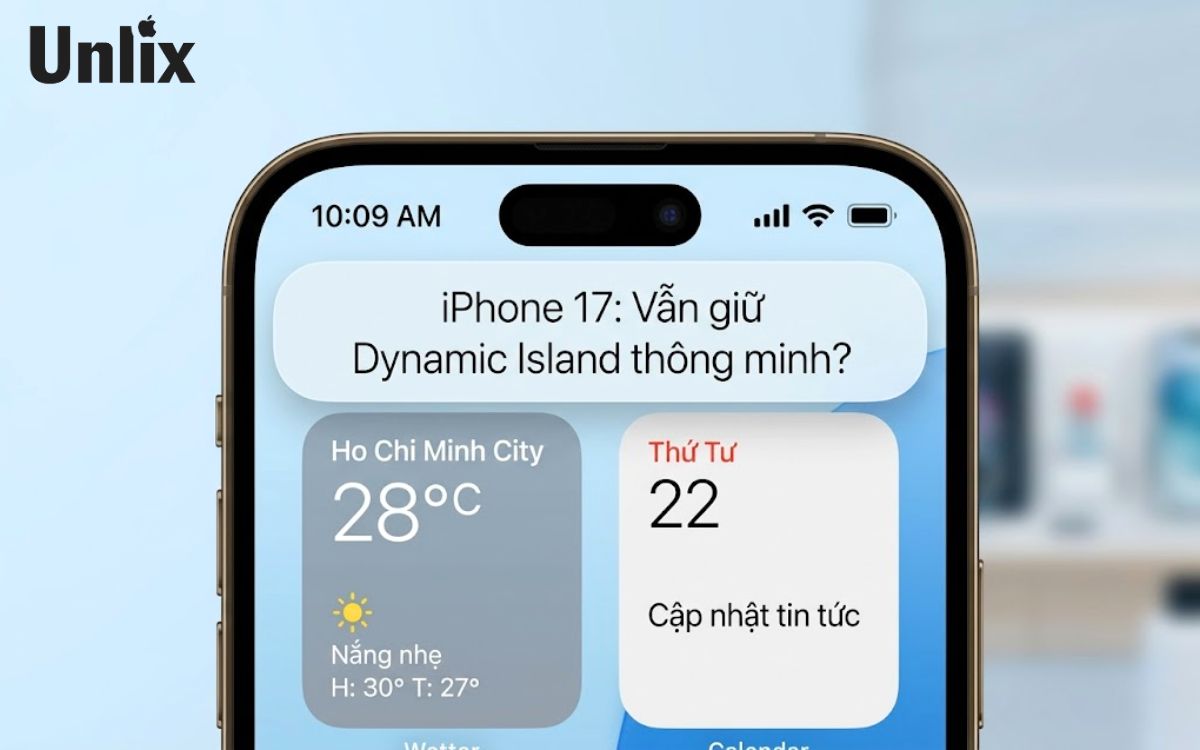 iPhone 17 có Dynamic Island không?
