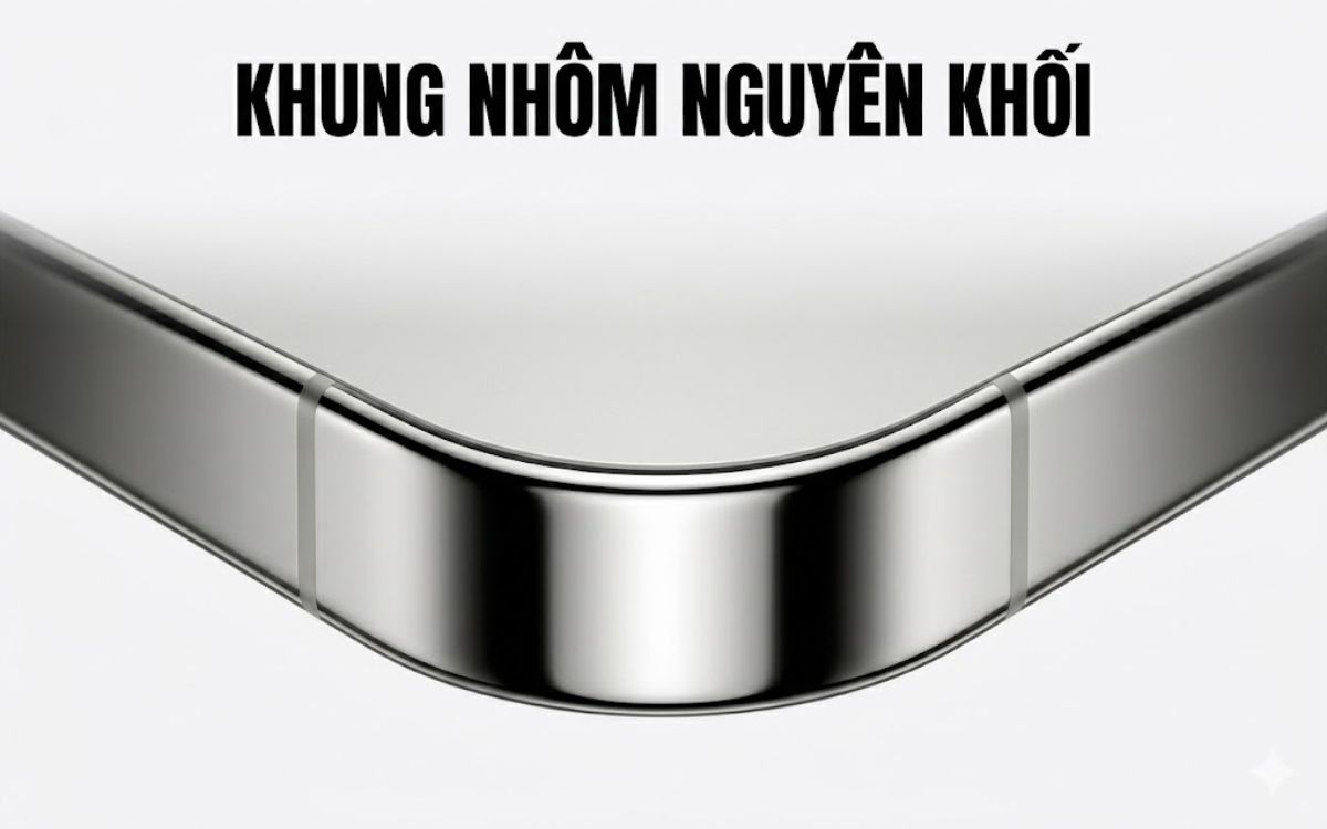 Dòng iPhone 17 Pro và 17 Pro Max với chất liệu nhôm nguyên khối