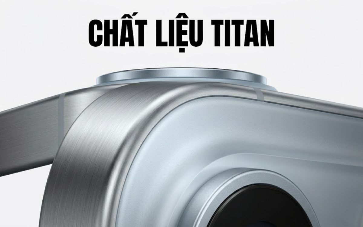 Khung viền iPhone Air với chất liệu Titan