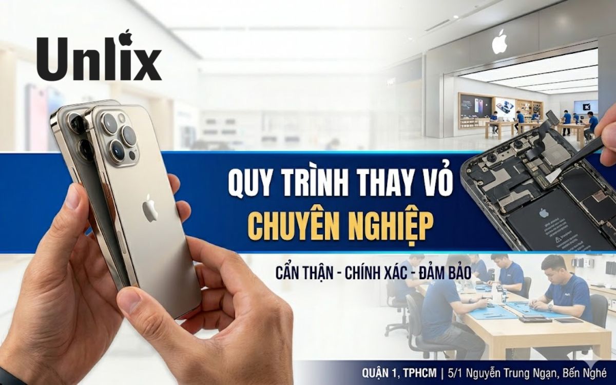 Quy trình thay vỏ iPhone chuyên nghiệp, minh bạch tại chỗ