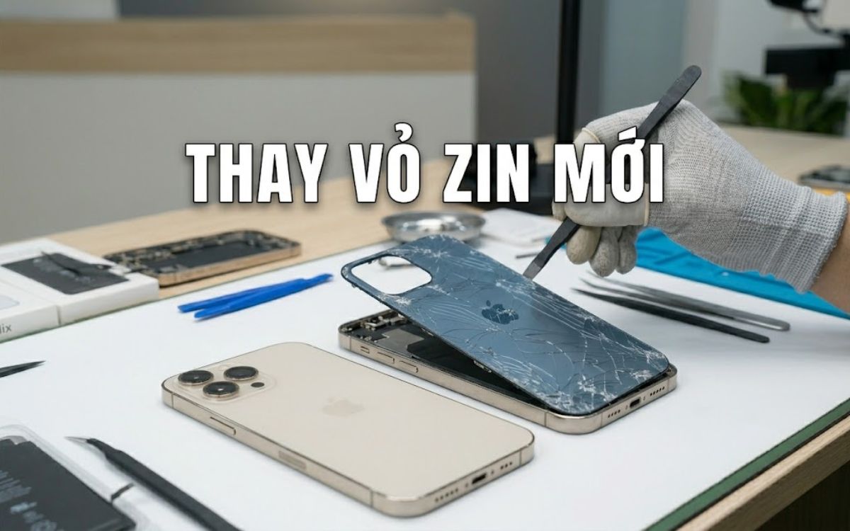 Thay vỏ iPhone zin như mới