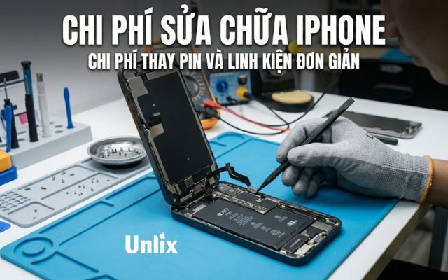 Chi phí sửa chữa iPhone mới nhất năm 2026